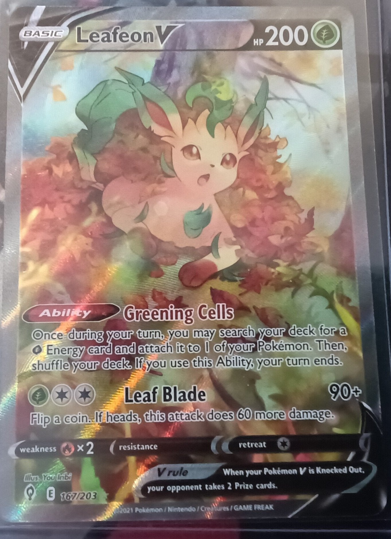 Leafeon V (evolving skies, english version)